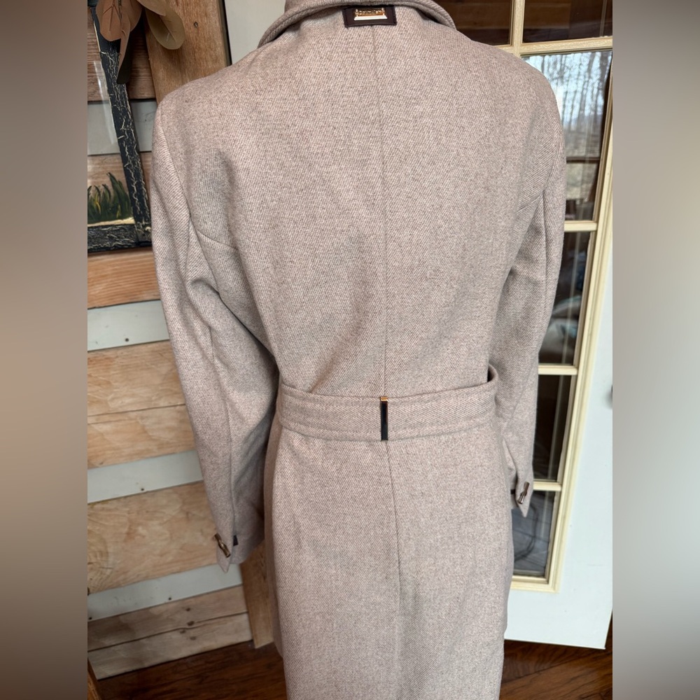 Calvin Klein Women's wool Trench Coat NWOT - Picture 2 of 5